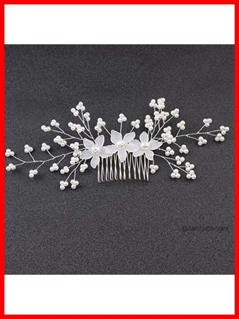 30-Piece Silver Hair Combs & Pins Set - Rhinestone Pearl Wedding Bridal Hair